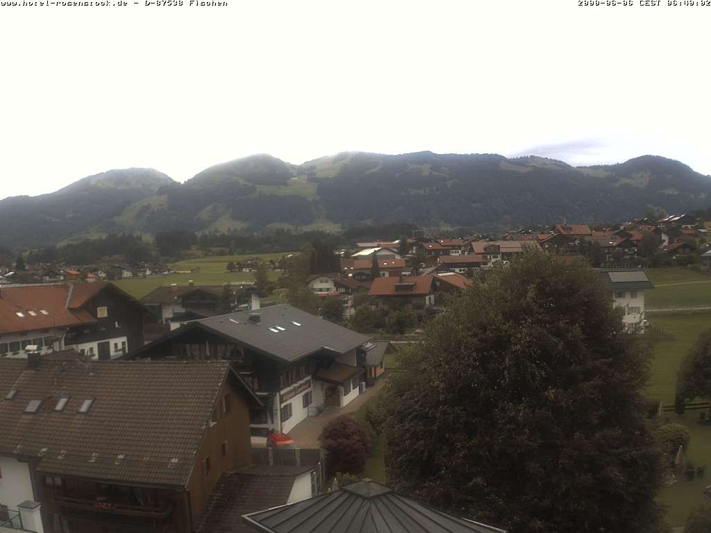 Archived image Webcam Rosenstock Hotel, Fischen in the Allgäu