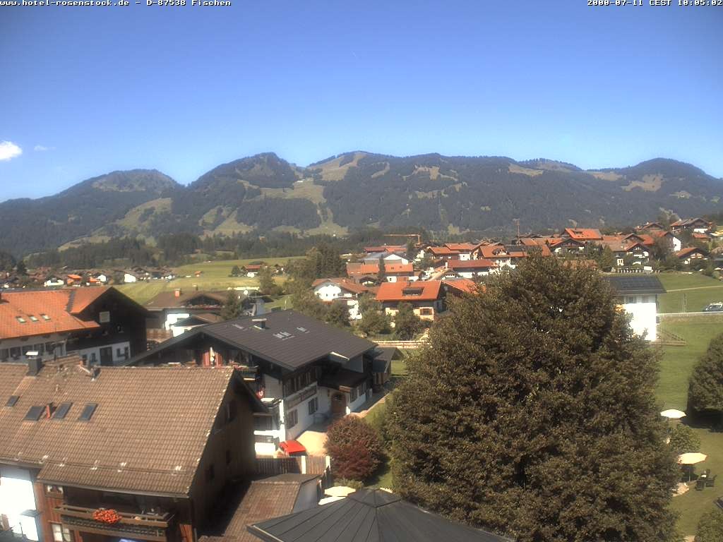 Archiv Foto Webcam Hotel Rosenstock, Fischen im Allgäu