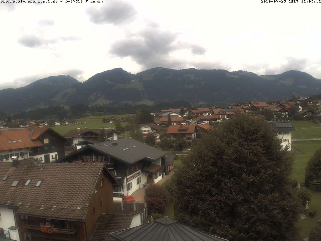 Archiv Foto Webcam Hotel Rosenstock, Fischen im Allgäu
