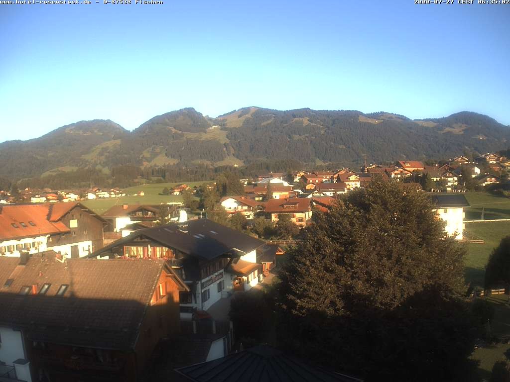 Archiv Foto Webcam Hotel Rosenstock, Fischen im Allgäu
