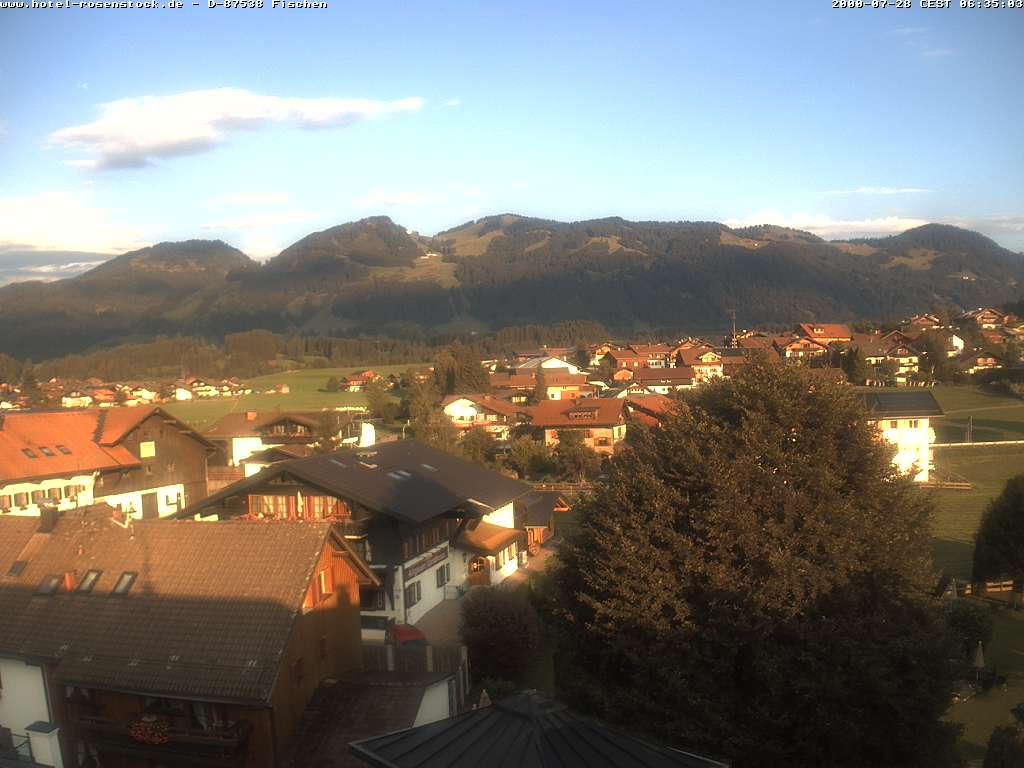 Archiv Foto Webcam Hotel Rosenstock, Fischen im Allgäu