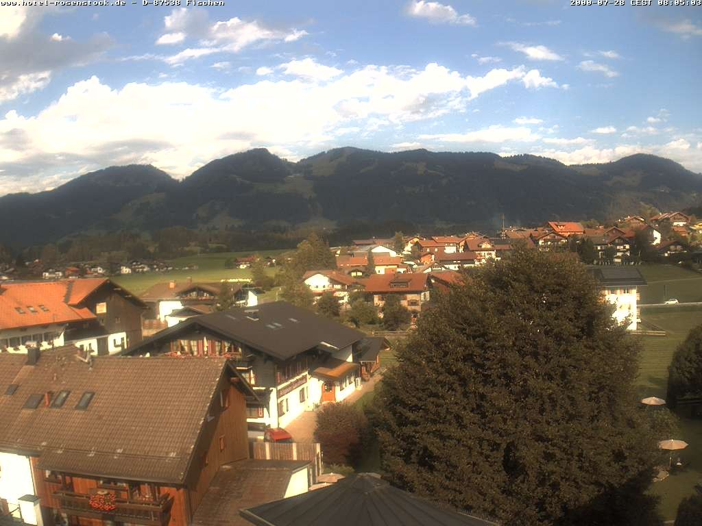 Archiv Foto Webcam Hotel Rosenstock, Fischen im Allgäu