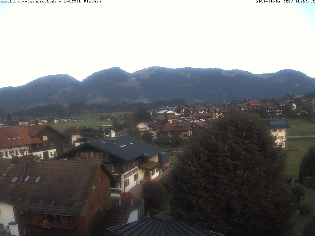 Archived image Webcam Rosenstock Hotel, Fischen in the Allgäu
