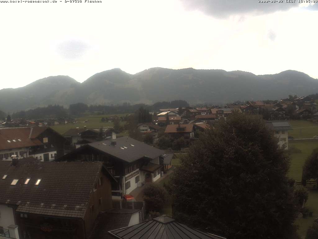 Archived image Webcam Rosenstock Hotel, Fischen in the Allgäu