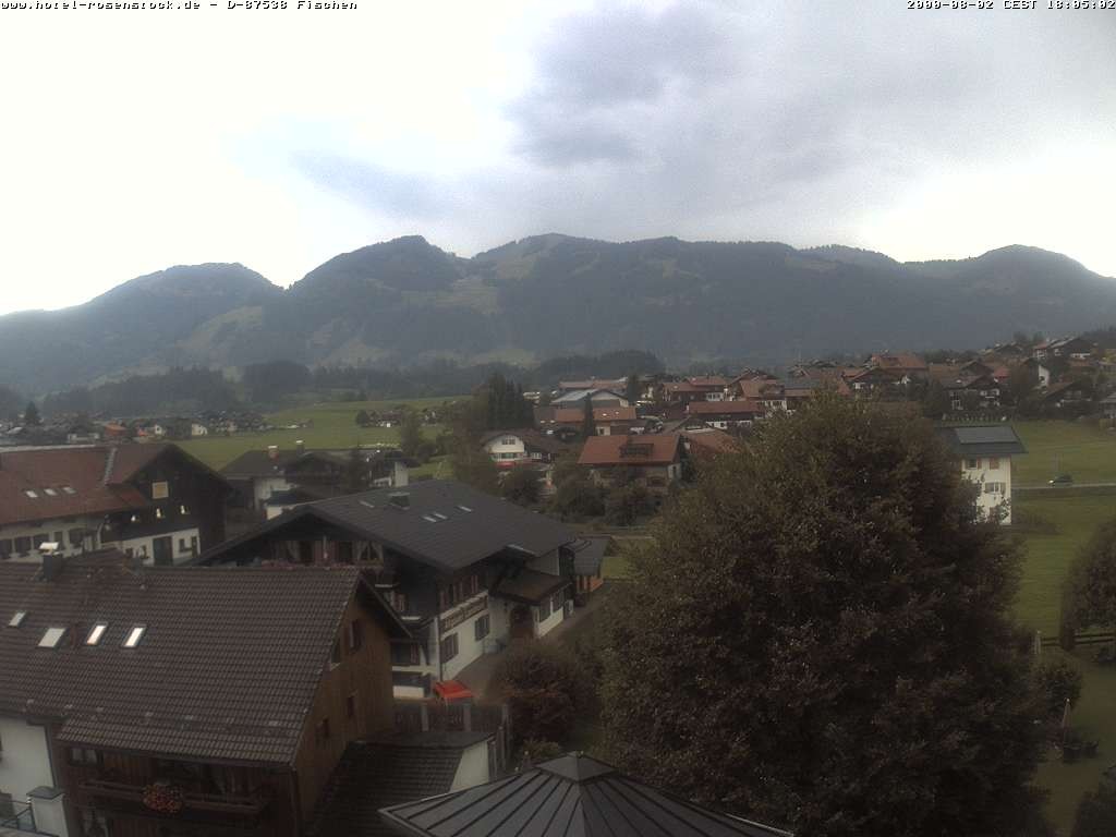 Archived image Webcam Rosenstock Hotel, Fischen in the Allgäu