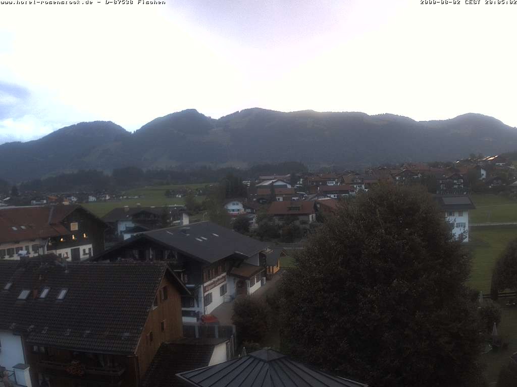 Archived image Webcam Rosenstock Hotel, Fischen in the Allgäu