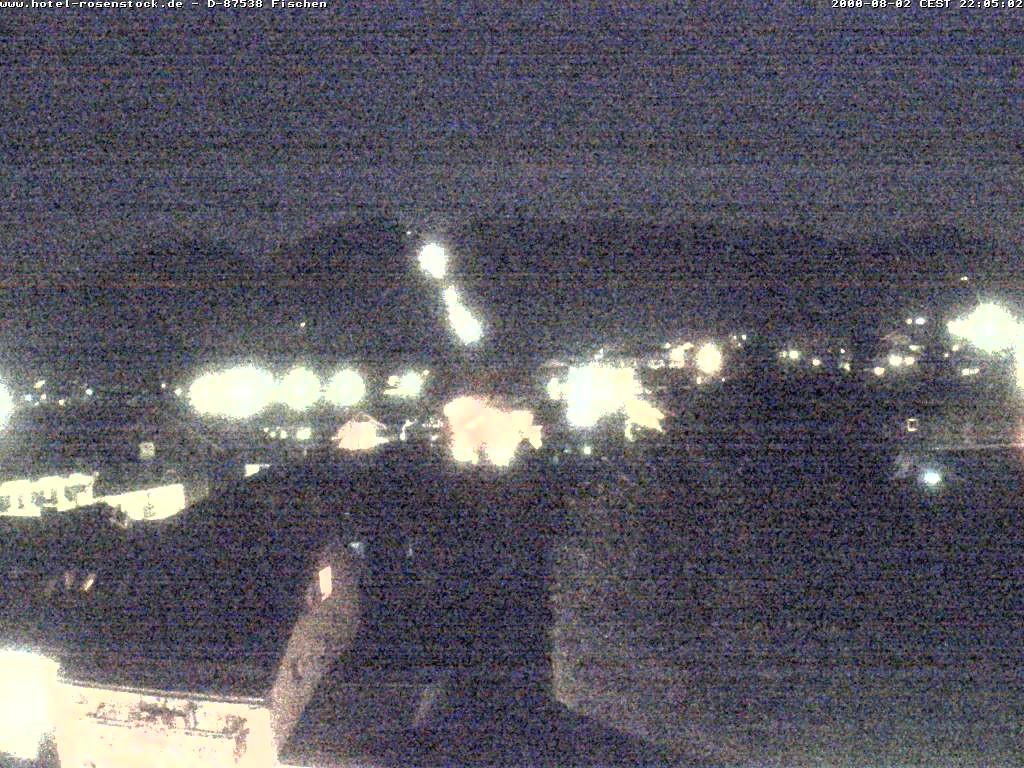 Archived image Webcam Rosenstock Hotel, Fischen in the Allgäu