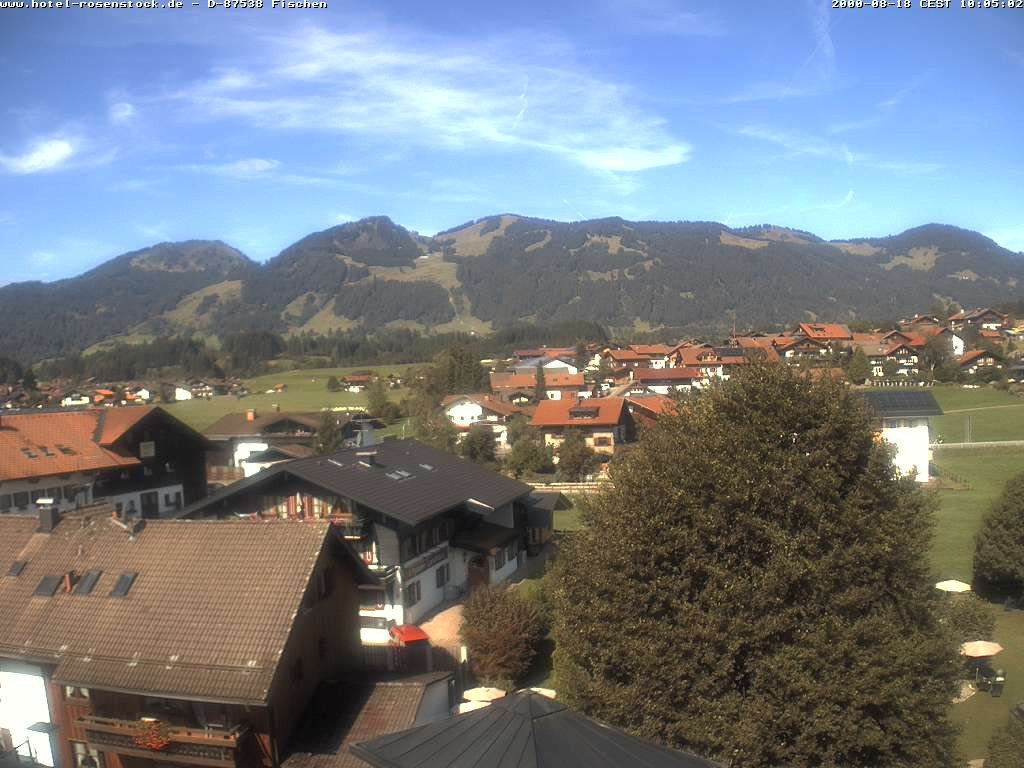 Archiv Foto Webcam Hotel Rosenstock, Fischen im Allgäu