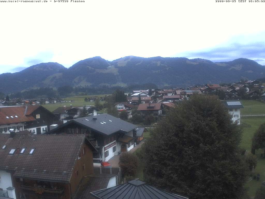Archived image Webcam Rosenstock Hotel, Fischen in the Allgäu