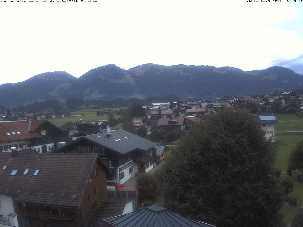 Archived image Webcam Rosenstock Hotel, Fischen in the Allgäu