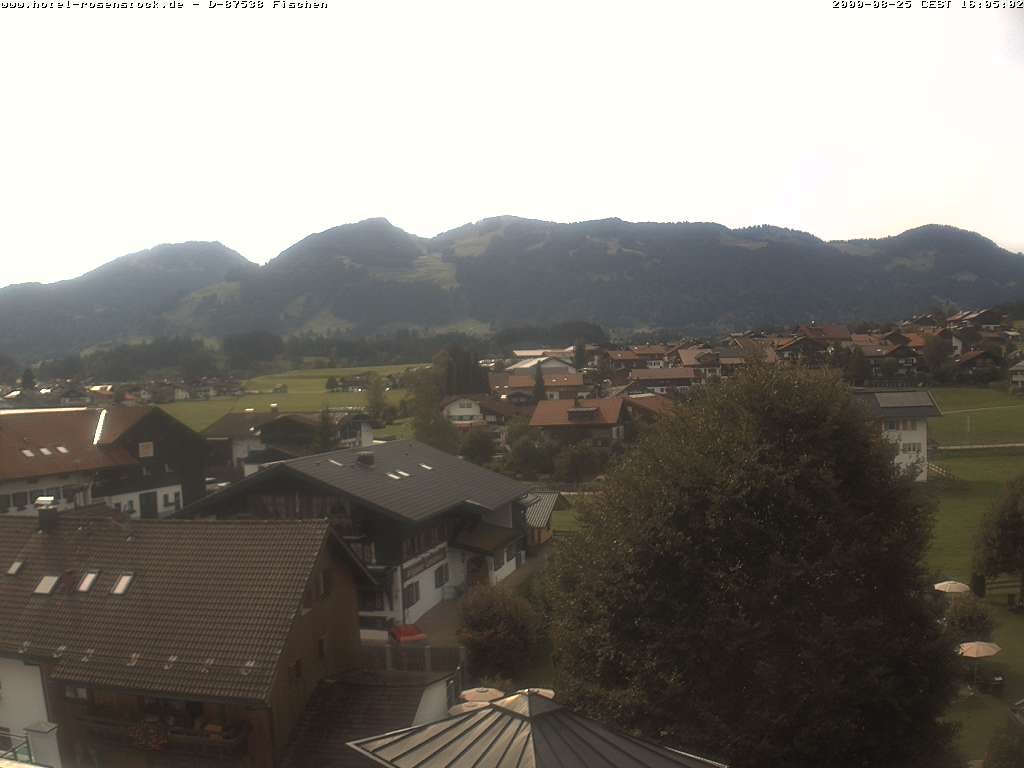 Archived image Webcam Rosenstock Hotel, Fischen in the Allgäu