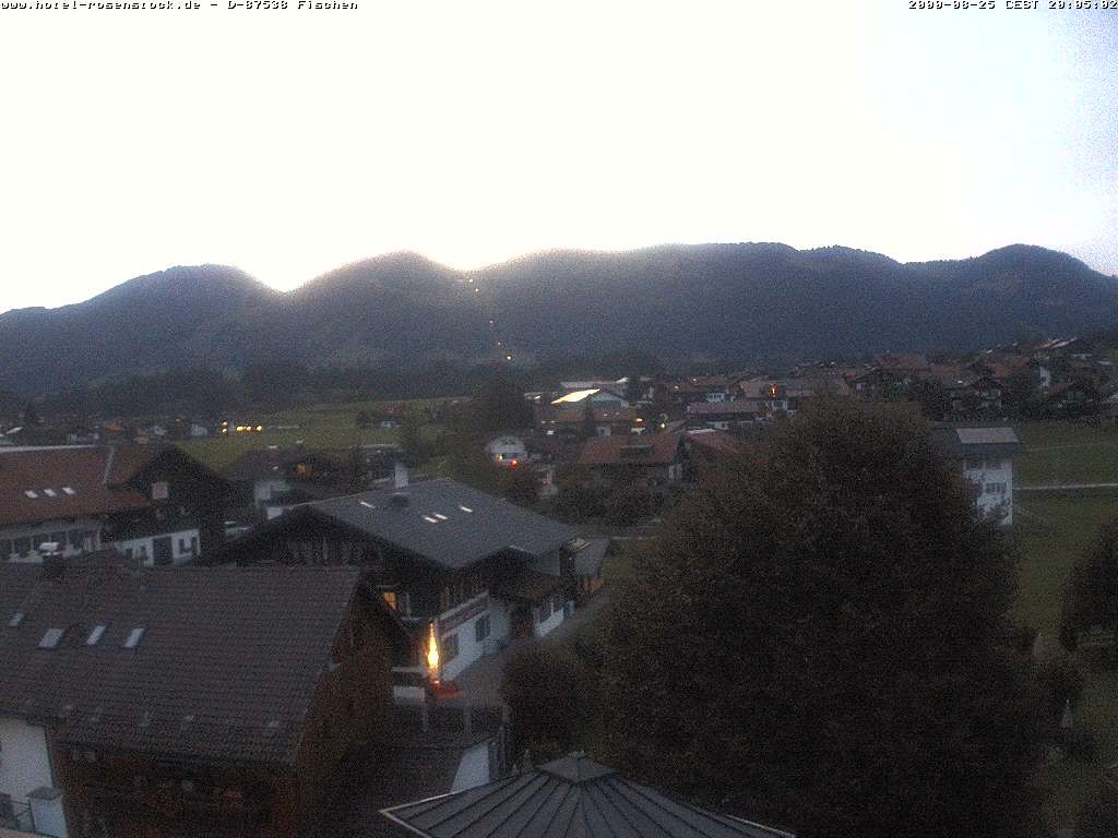 Archived image Webcam Rosenstock Hotel, Fischen in the Allgäu