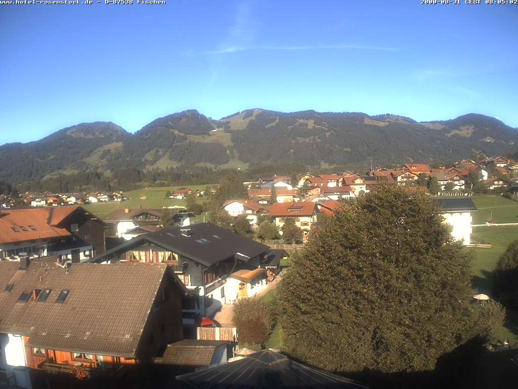 Archiv Foto Webcam Hotel Rosenstock, Fischen im Allgäu