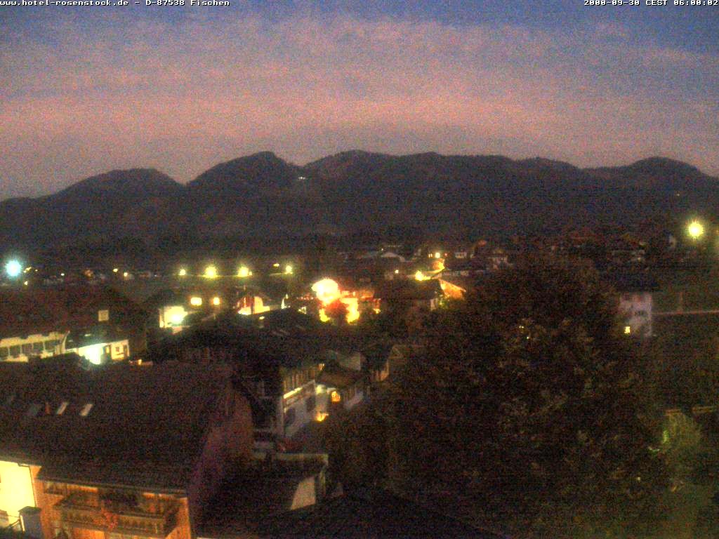Archived image Webcam Rosenstock Hotel, Fischen in the Allgäu