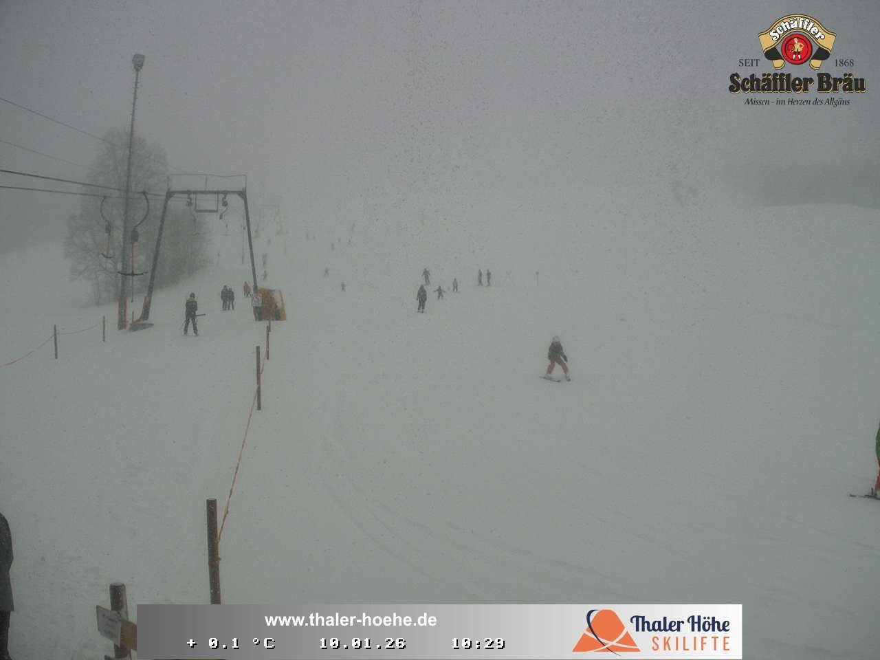 Archived image Webcam Thalerhöhe near Immenstadt