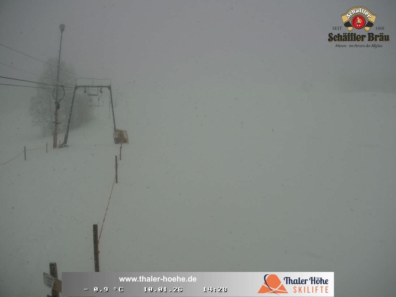 Archived image Webcam Thalerhöhe near Immenstadt