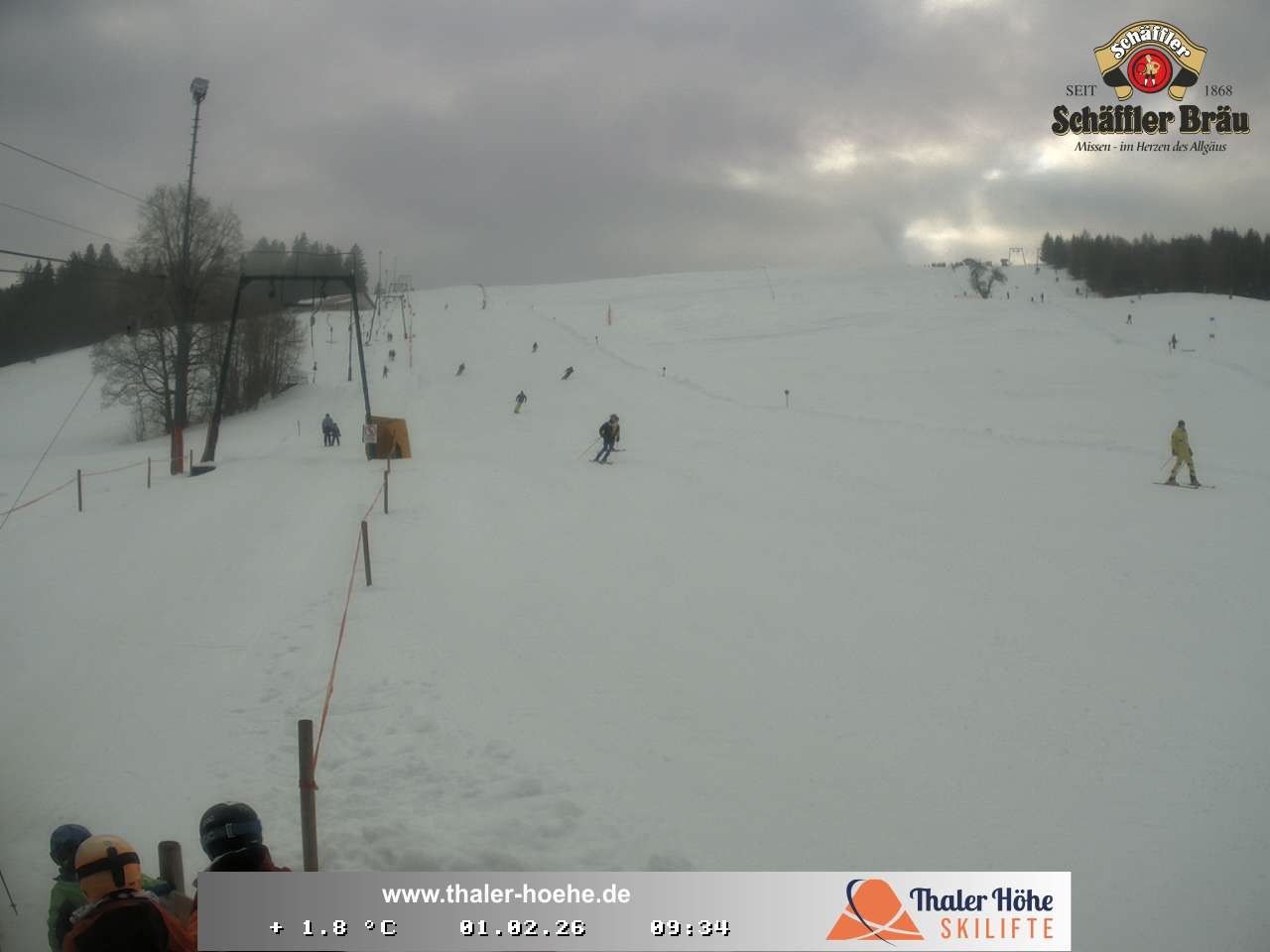 Archived image Webcam Thalerhöhe near Immenstadt