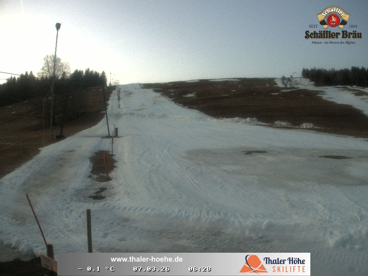 Archived image Webcam Thalerhöhe near Immenstadt