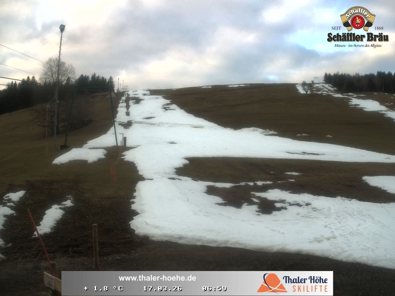 Archiv Foto Webcam Thalerhöhe bei Immenstadt