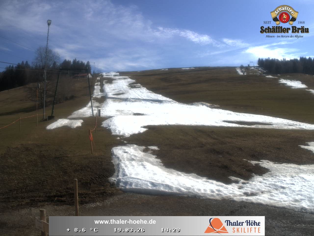 Archiv Foto Webcam Thalerhöhe bei Immenstadt