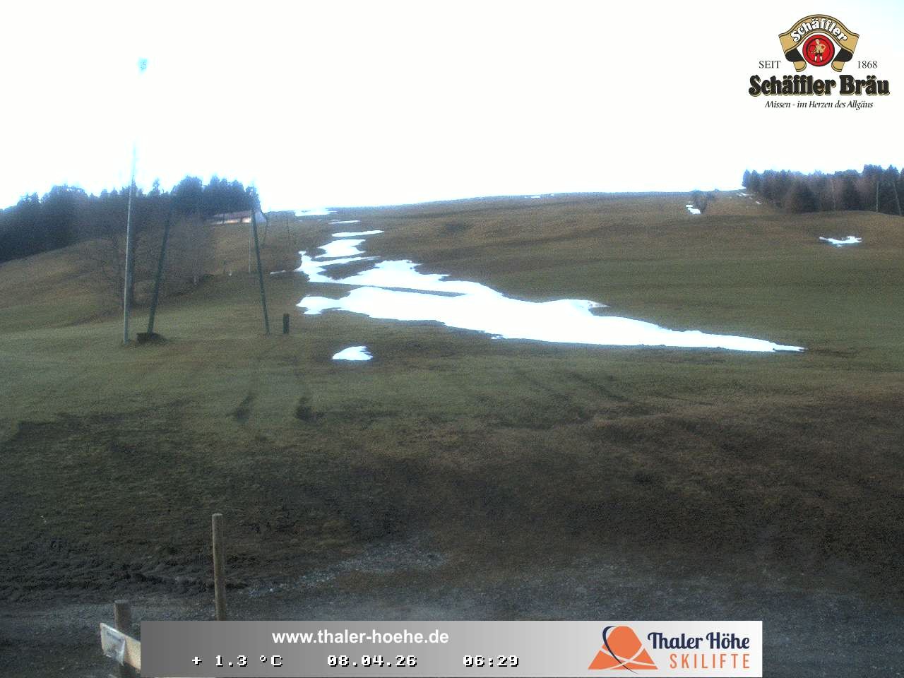 Archived image Webcam Thalerhöhe near Immenstadt