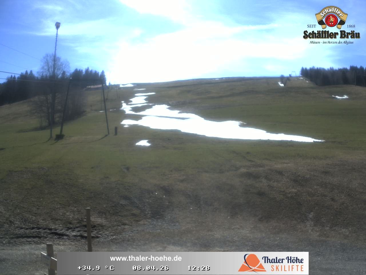 Archived image Webcam Thalerhöhe near Immenstadt