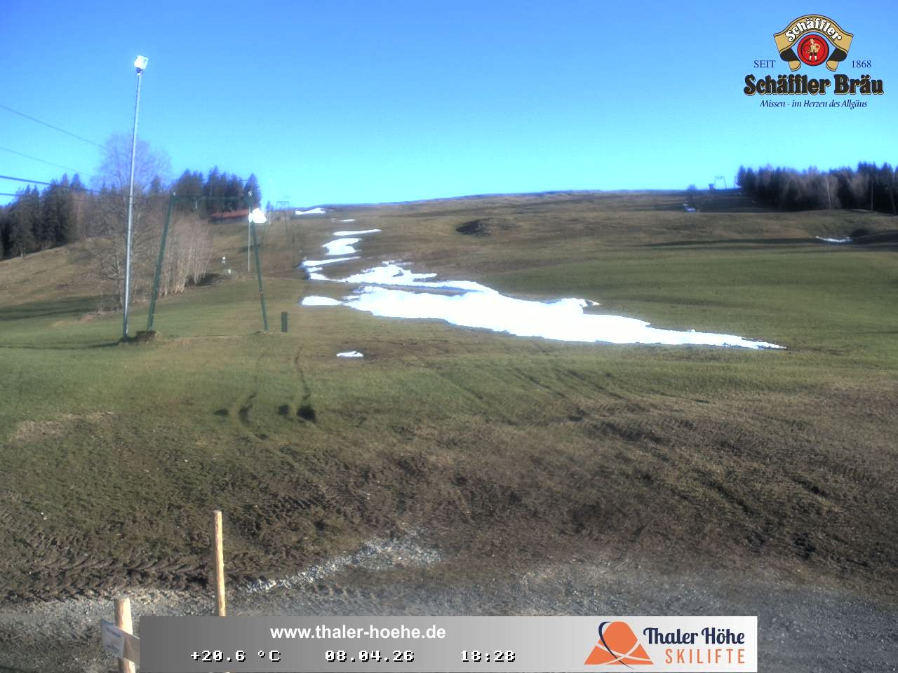 Archived image Webcam Thalerhöhe near Immenstadt