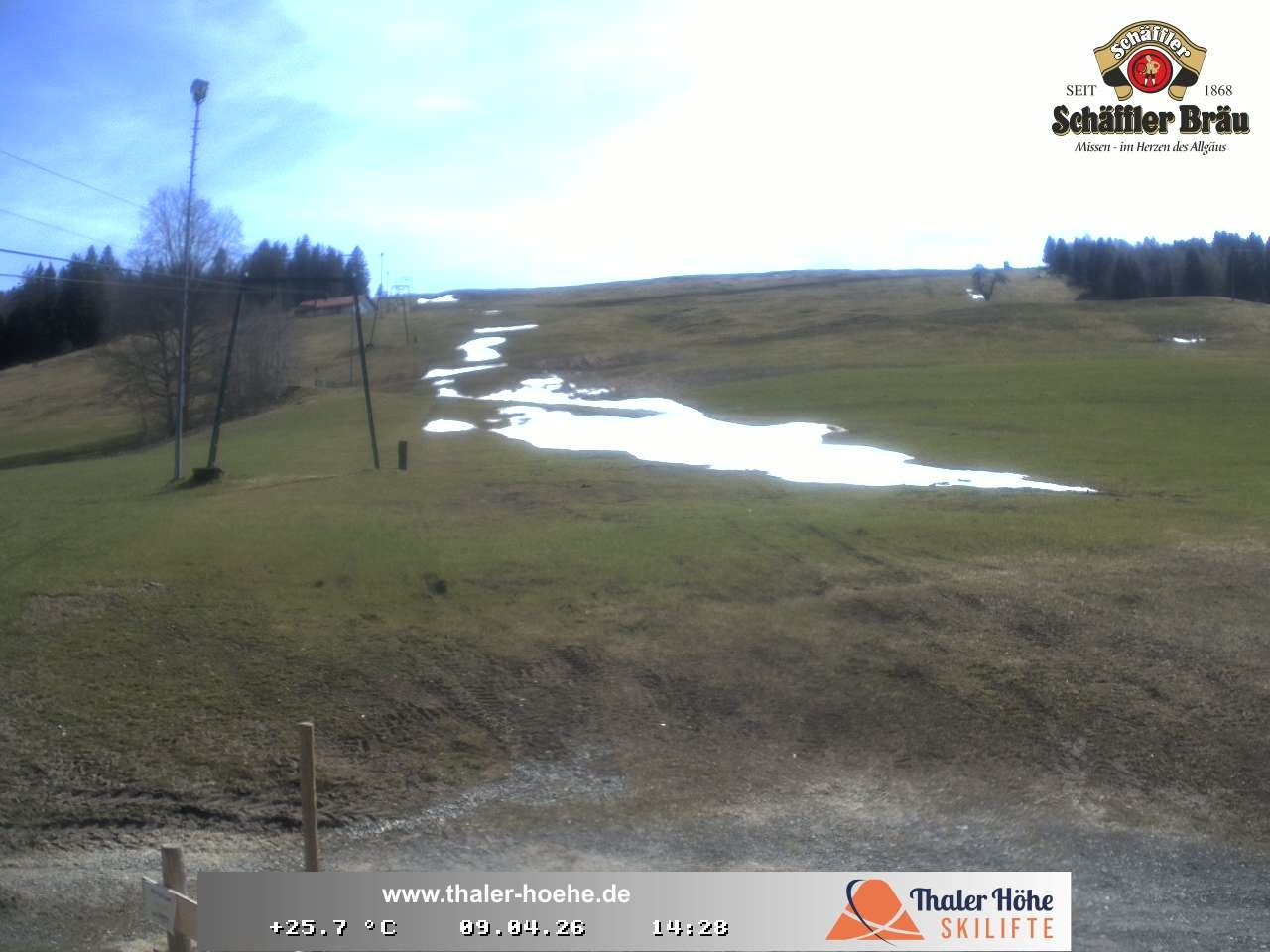 Archiv Foto Webcam Thalerhöhe bei Immenstadt