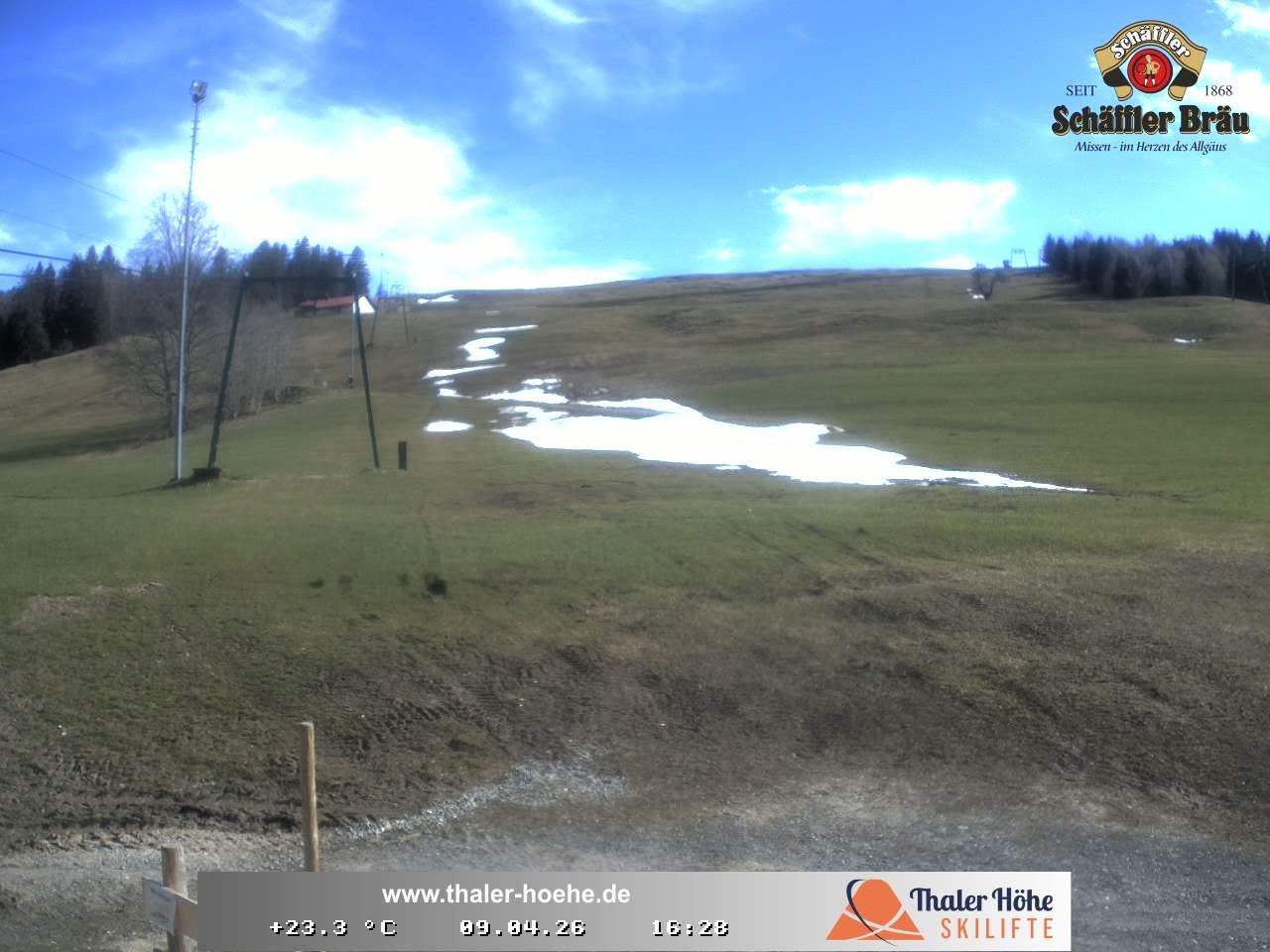 Archiv Foto Webcam Thalerhöhe bei Immenstadt