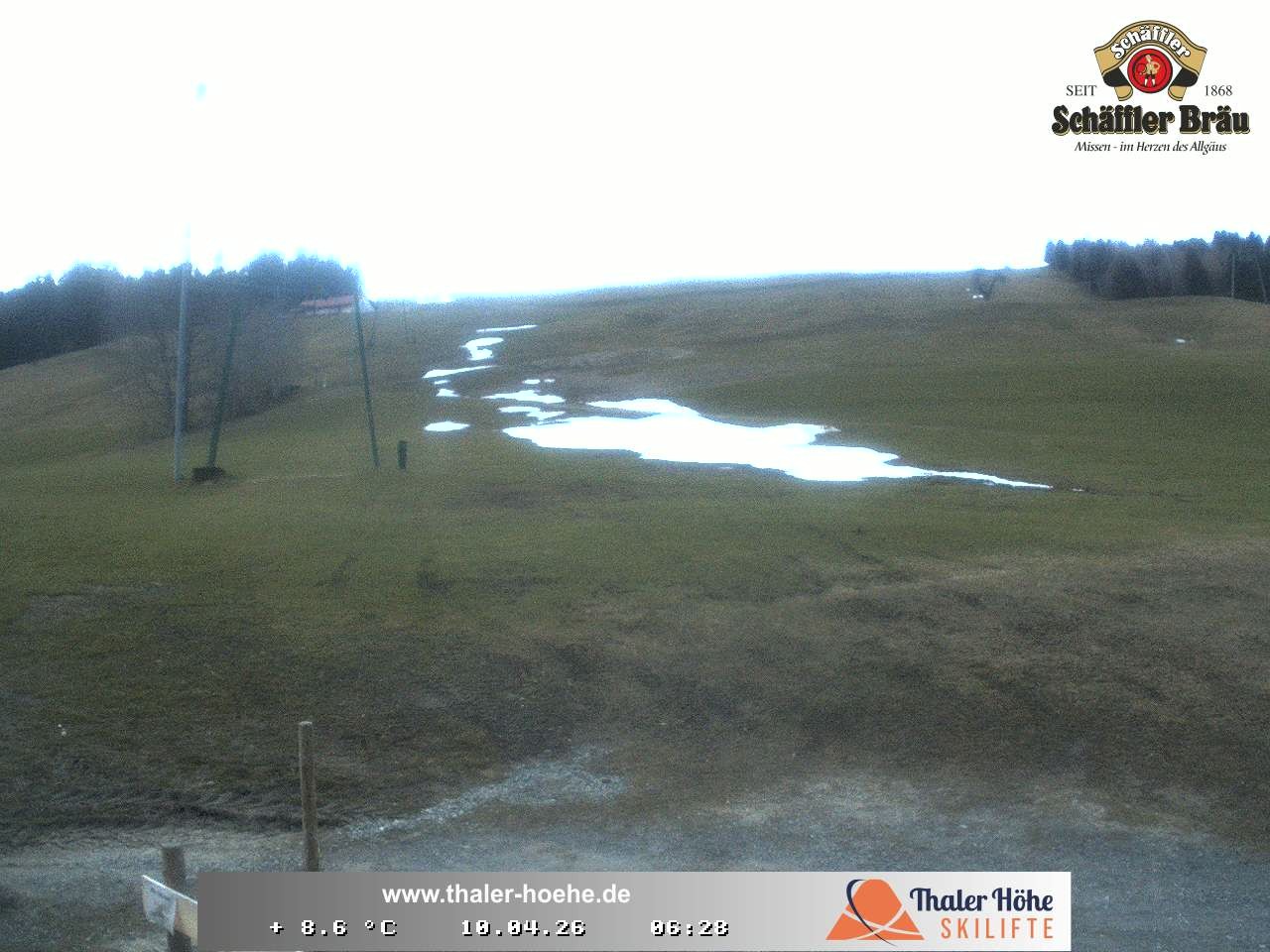 Archived image Webcam Thalerhöhe near Immenstadt