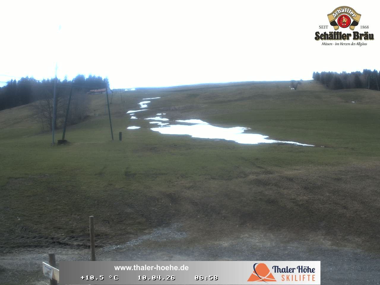 Archived image Webcam Thalerhöhe near Immenstadt