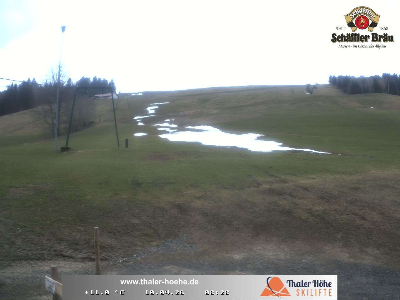 Archived image Webcam Thalerhöhe near Immenstadt