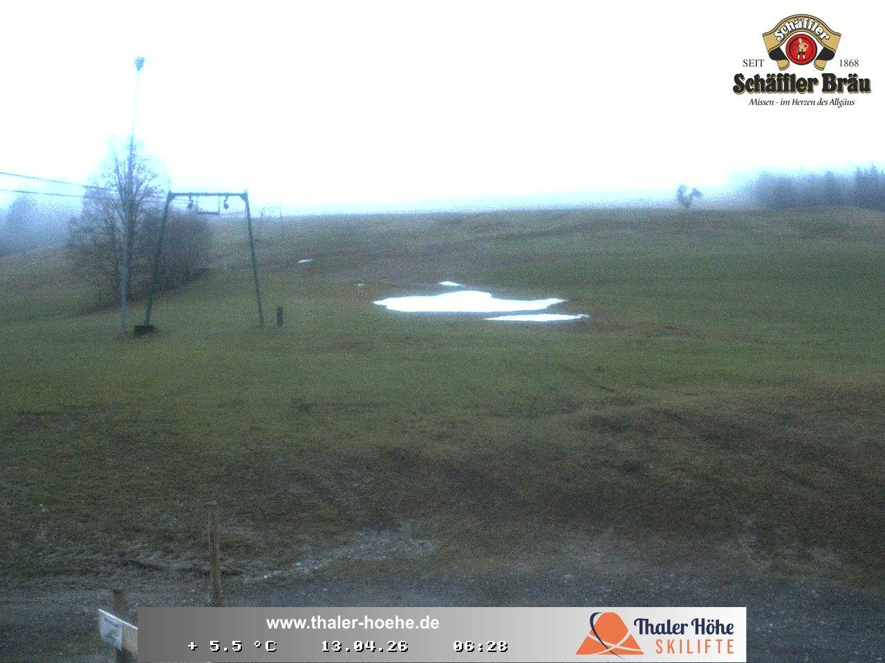 Archived image Webcam Thalerhöhe near Immenstadt