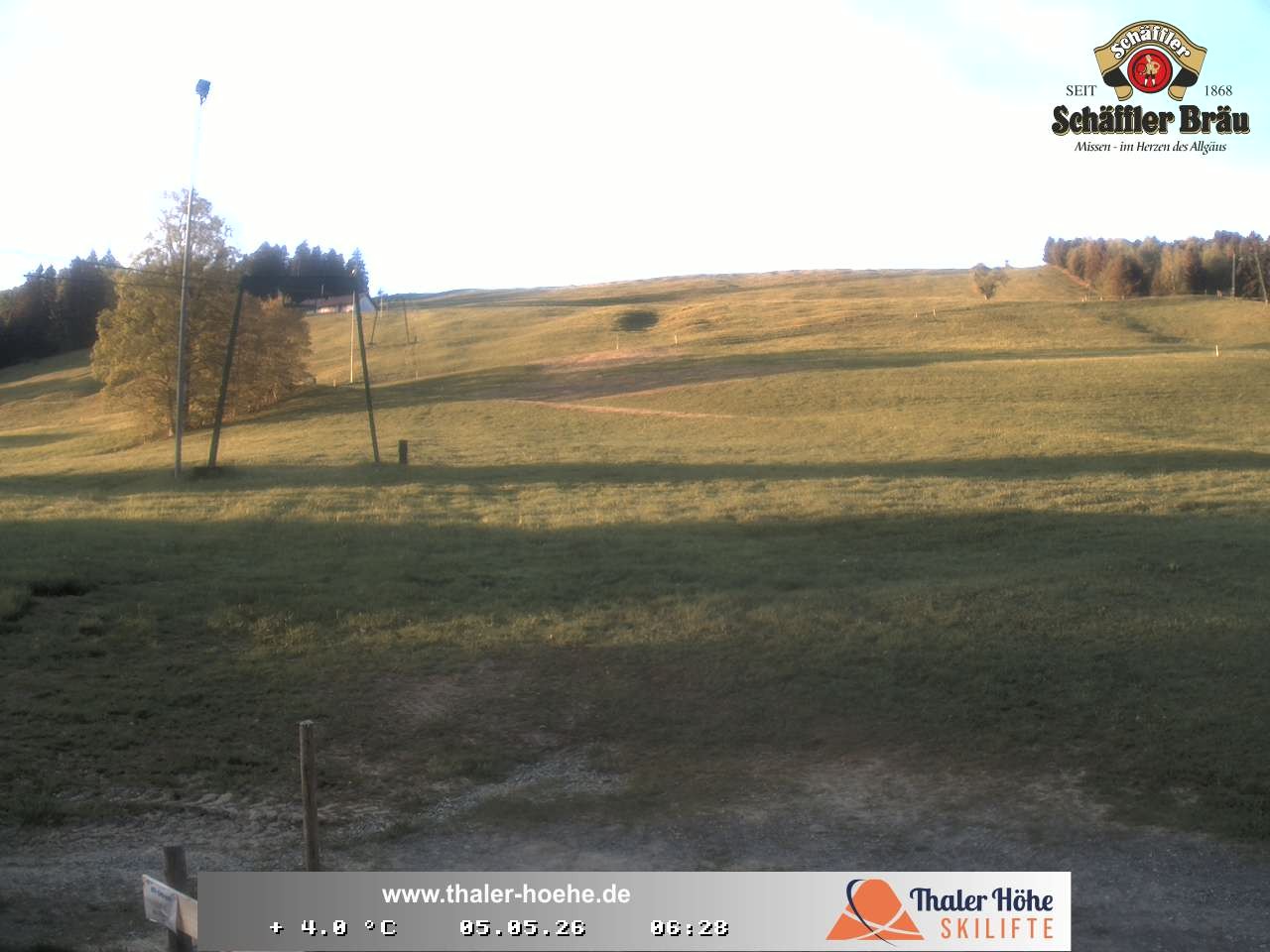 Archived image Webcam Thalerhöhe near Immenstadt