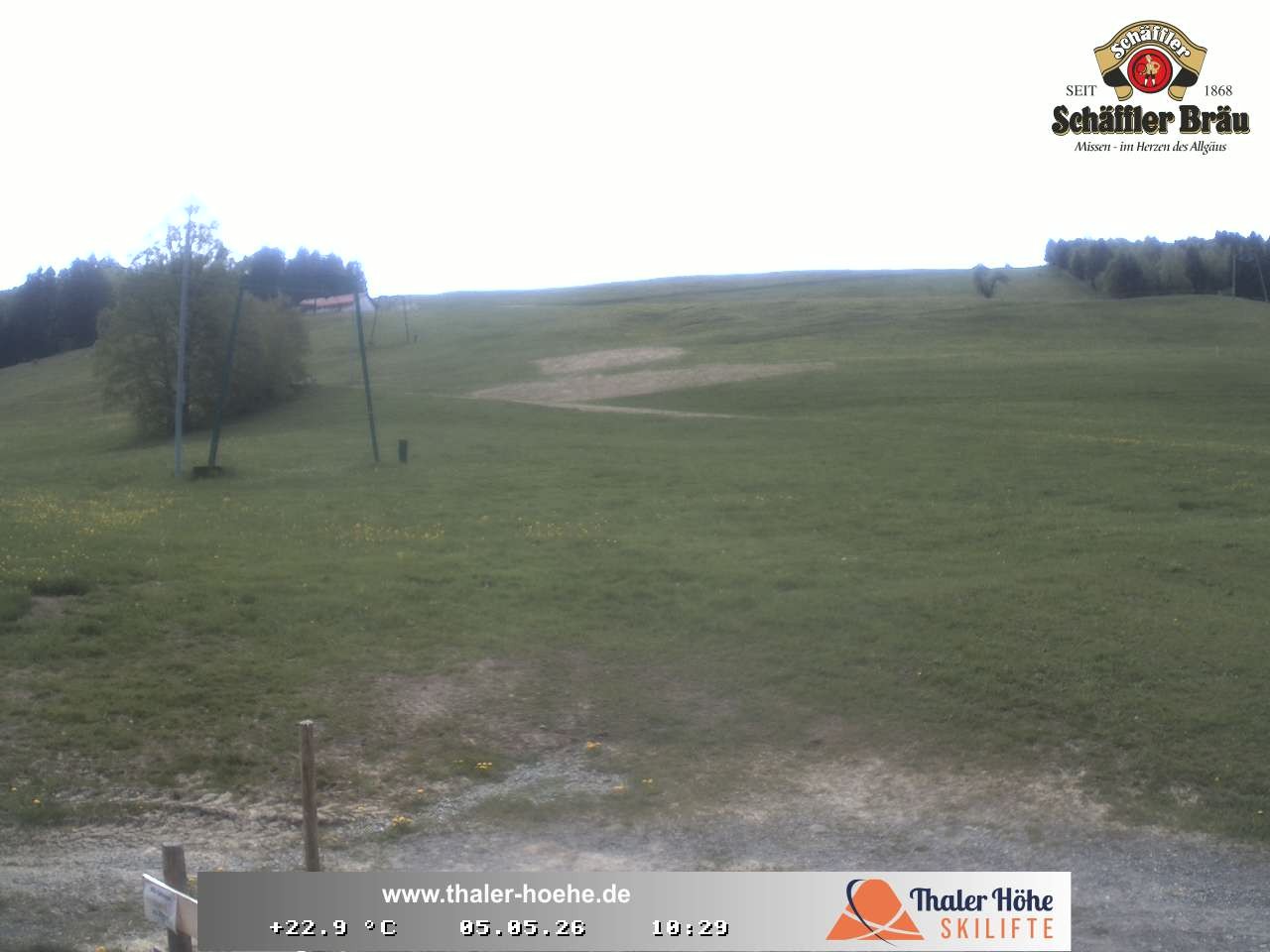 Archived image Webcam Thalerhöhe near Immenstadt