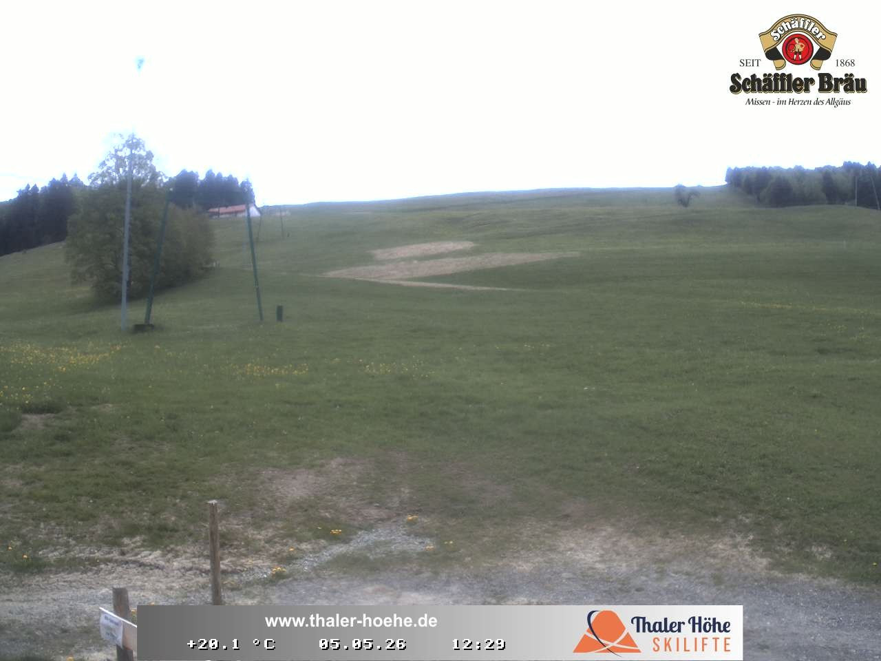 Archived image Webcam Thalerhöhe near Immenstadt