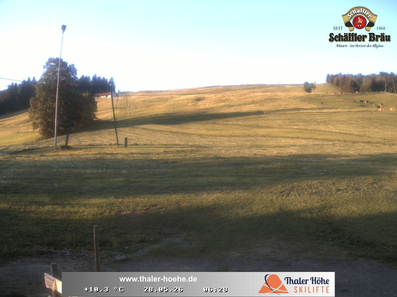 Archived image Webcam Thalerhöhe near Immenstadt