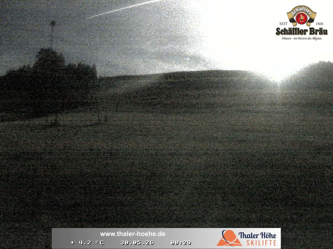 Archived image Webcam Thalerhöhe near Immenstadt
