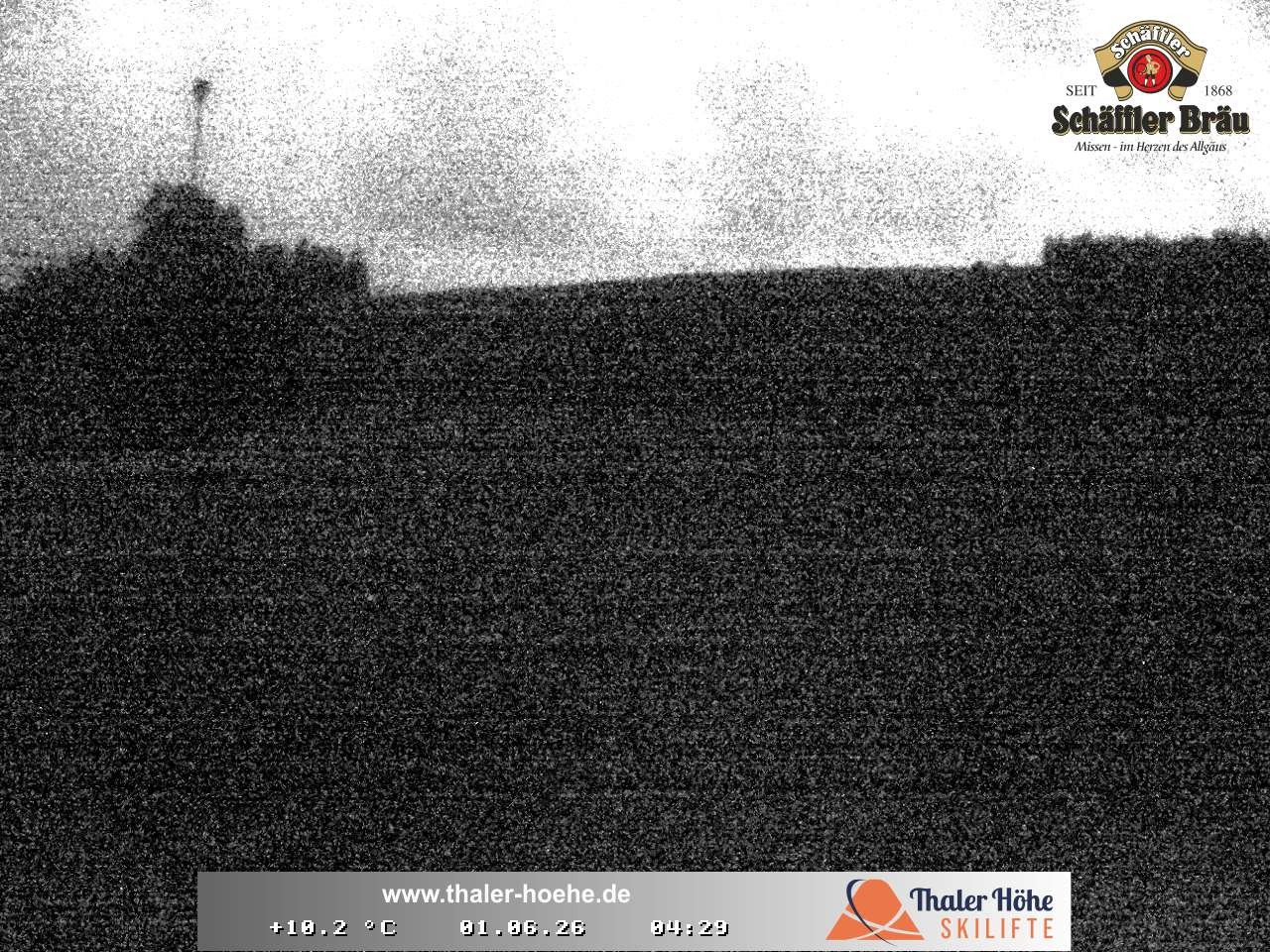 Archived image Webcam Thalerhöhe near Immenstadt