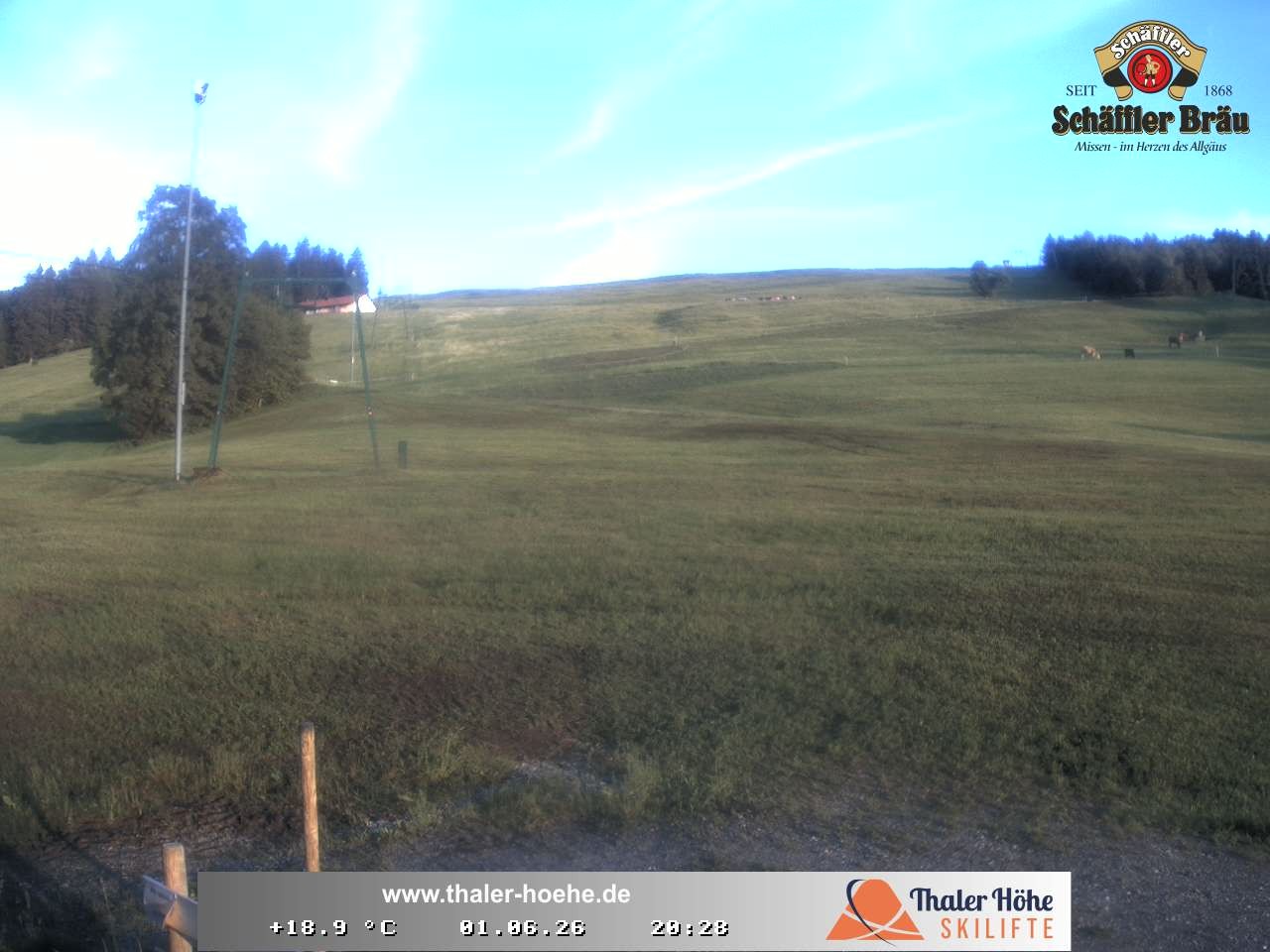 Archived image Webcam Thalerhöhe near Immenstadt