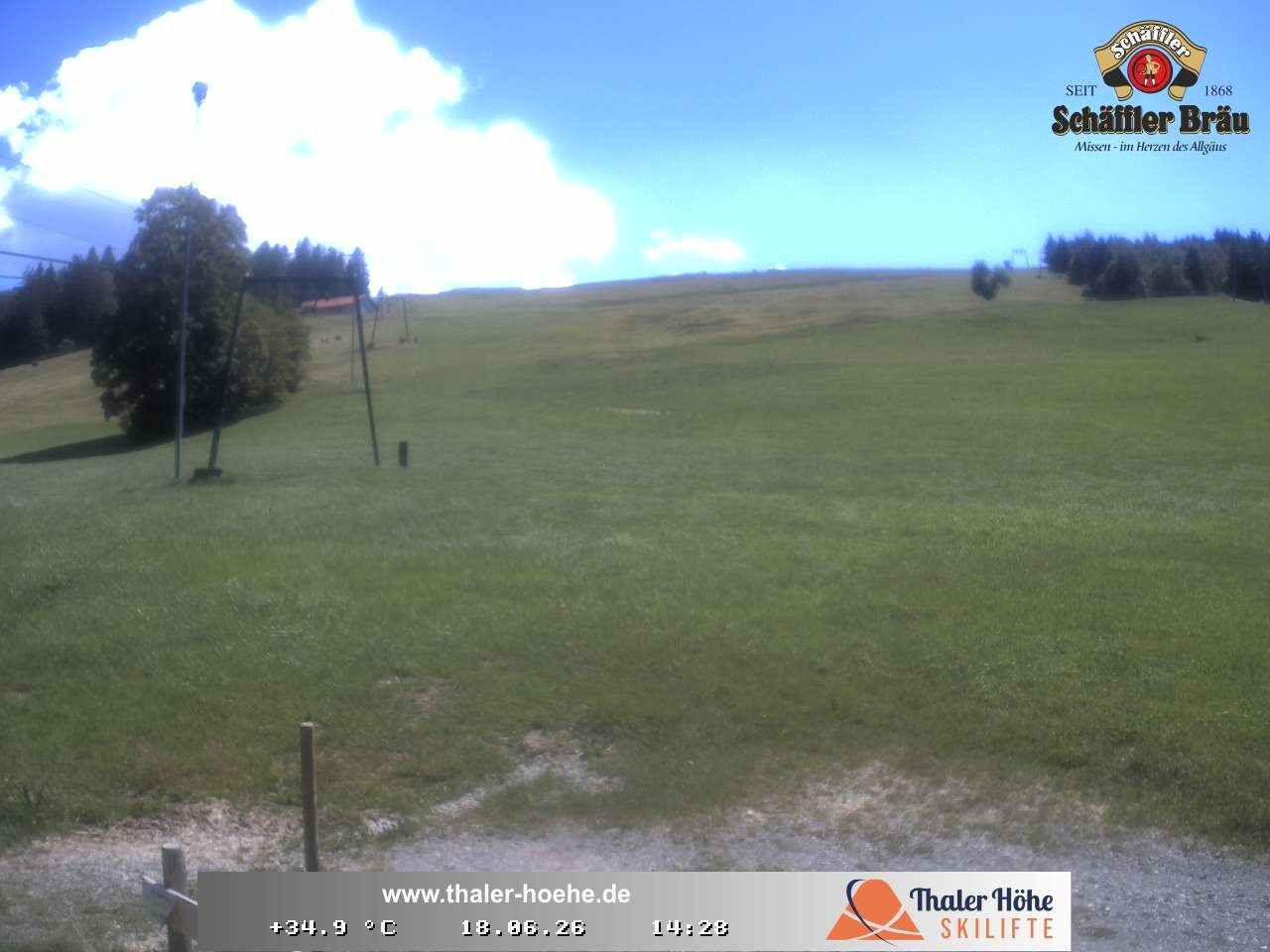Archiv Foto Webcam Thalerhöhe bei Immenstadt
