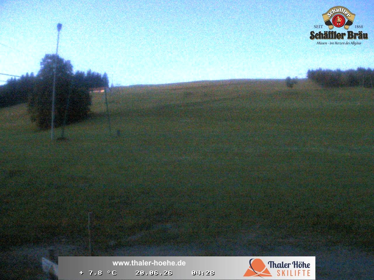 Archived image Webcam Thalerhöhe near Immenstadt