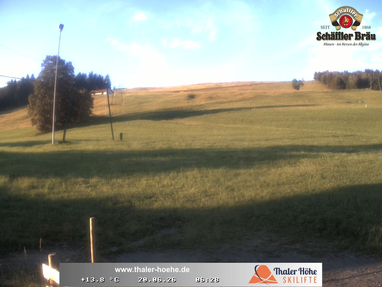 Archived image Webcam Thalerhöhe near Immenstadt