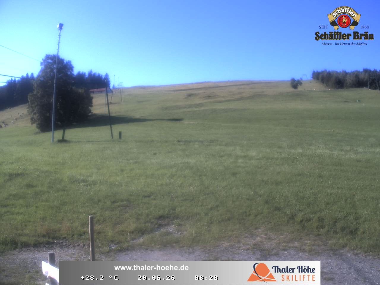 Archived image Webcam Thalerhöhe near Immenstadt
