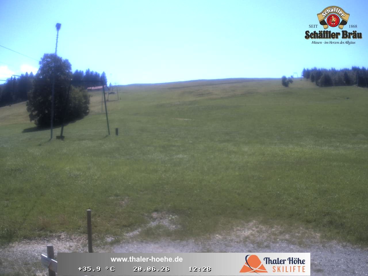 Archived image Webcam Thalerhöhe near Immenstadt