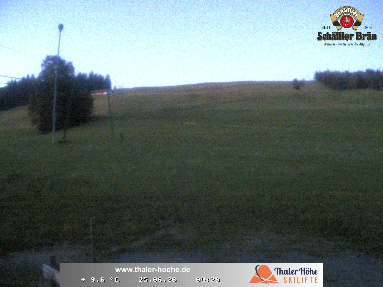 Archived image Webcam Thalerhöhe near Immenstadt
