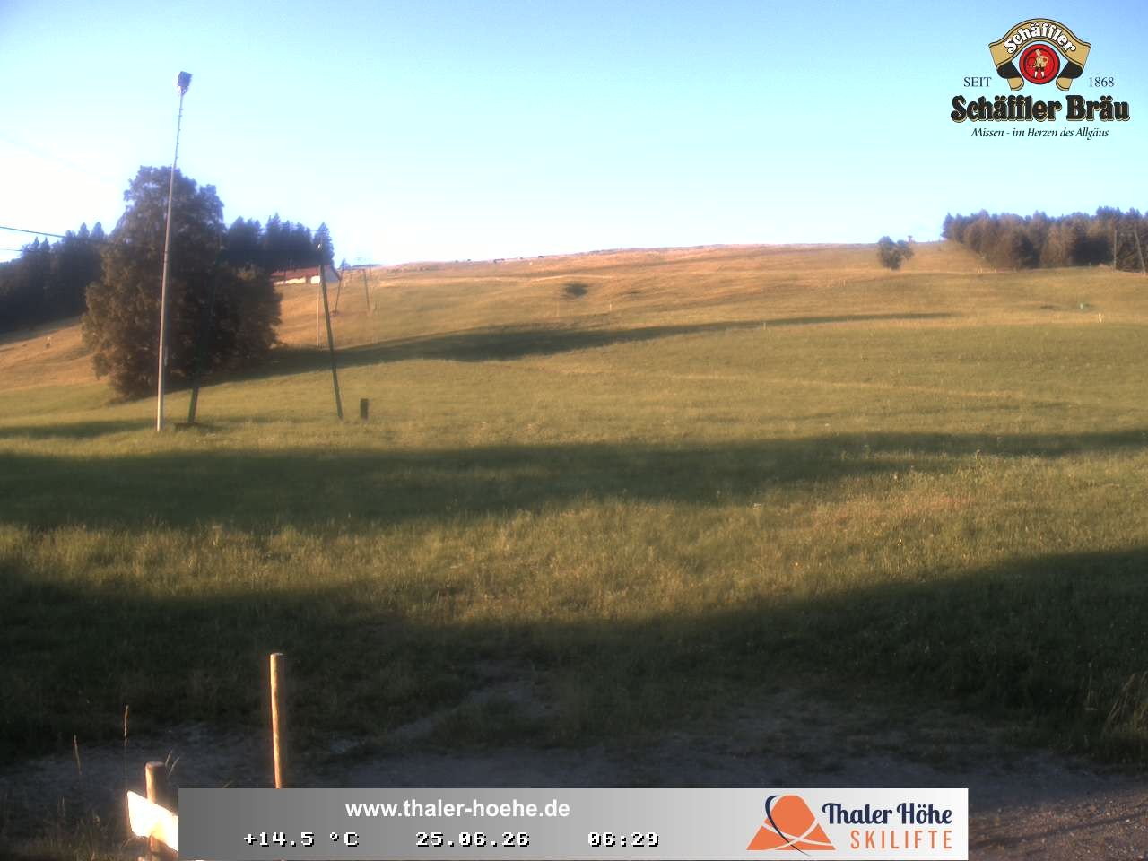 Archived image Webcam Thalerhöhe near Immenstadt