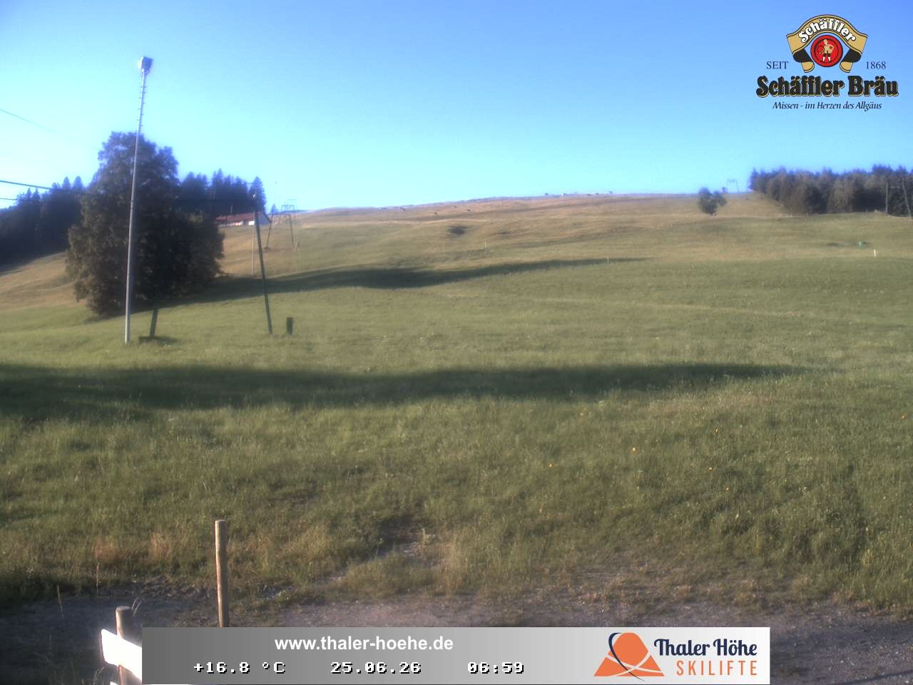 Archived image Webcam Thalerhöhe near Immenstadt
