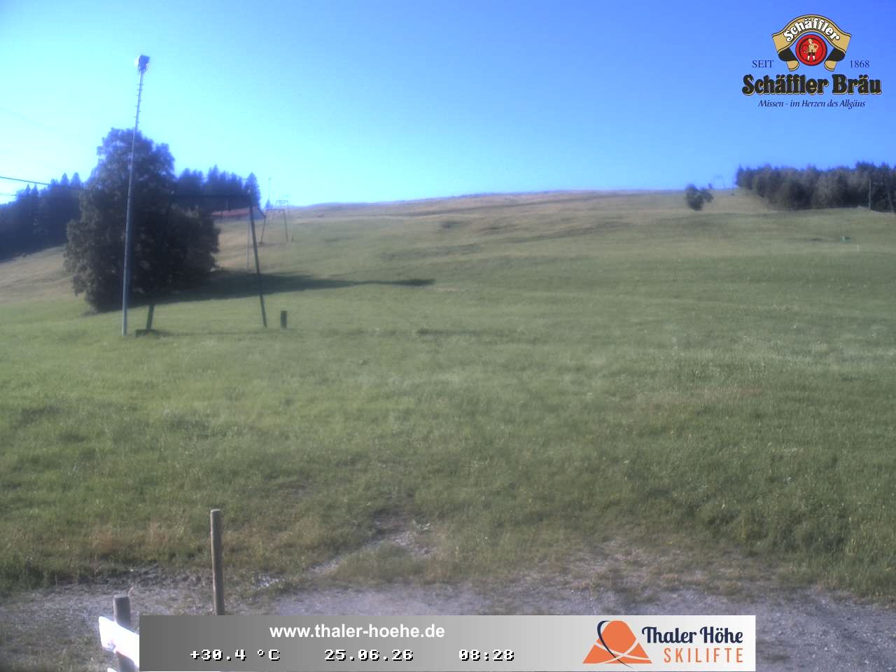 Archived image Webcam Thalerhöhe near Immenstadt
