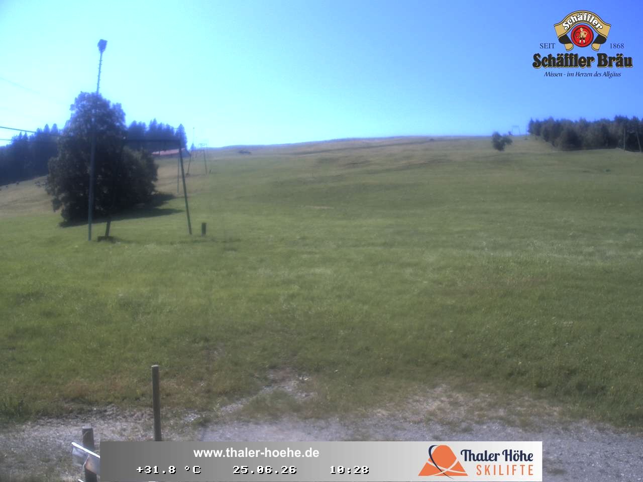 Archived image Webcam Thalerhöhe near Immenstadt